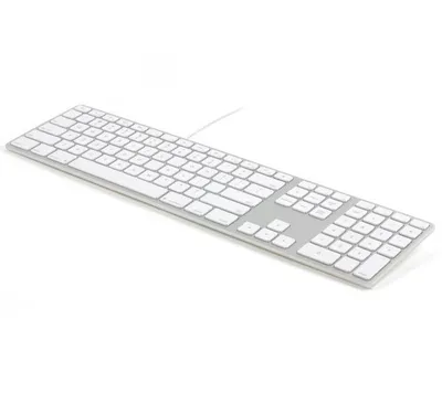 Produktbild von Matias Wired RGB Keyboard US QWERTY fr MacBook silber