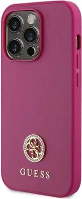 Immagine prodotto di Guess Guhcp15Xps4Dgpp Custodia rigida per Iphone 15 Pro Max 6.7 Różowy/Pink Logo Strass Metal