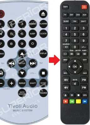Produktbild von Ersatz Fernbedienung passend für Tivoli Music System