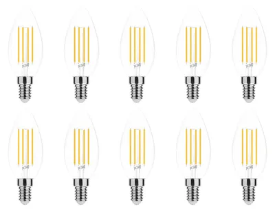 Produktbild von Modee E14 LED Filamentlampe 4W 470lm 4000K Neutralweiß 10 Stück
