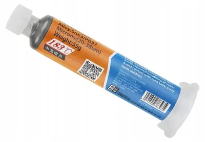 Productafbeelding van Soldeerpasta Spuit XG-Z40 35g – No Clean Zilverformule | Sn63Pb37 183°C 25–38µm | voor BGA, GSM, BGAP