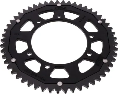 Zdjęcie produktu dla Zębatka ZF 53 zęby skok 420 czarna podwójna ZFD-1131-53-BLK