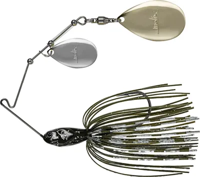Productafbeelding van MOLIX Muscle Ant Spinnerbait 1/2 oz, Double Indiana, draadstaart, Green Pumpkin Flash, MO-MA12DI-302