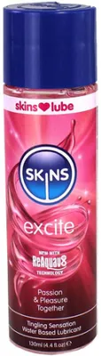 Produktbild von Skins Condoms Skins - Excite Gleitmittel Auf Wasserbasis 130 Ml
