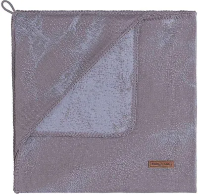 Produktbild von Baby's Only Einschlagdecke Marble - Cool Grey/Lila - 75x75 cm