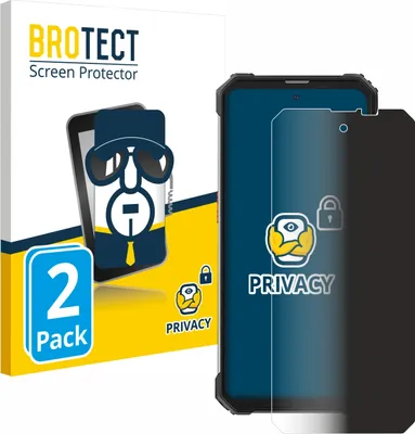 Produktbild von 2x BROTECT Sichtschutzfolie für Blackview BV8900 Anti-Spy Privacy Sichtschutz Blickschutz Folie Blaulicht-Schutz