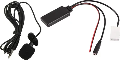 Immagine prodotto di 12Pin autoradio RD4 Bluetooth musica Aux Audio - cavo - adattatore - sostituzione per Citroen C2 C3 C5 C5 C6 con microfono