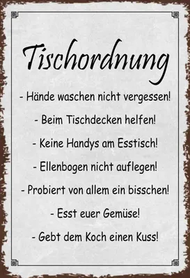 Produktbild von vianmo Holzschild 30x20 cm Tischordnung Hände waschen Warnschild Hinweisschild
