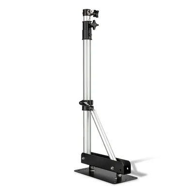 Produktbild von Walimex pro Wand-Lampenstativ 70-120cm – schwarz/silberfaben – 90 x 700 x 190 mm – Max. Traglast 6 kg – mit Spigot – Ständer Wandhalter für Studiolicht Studioblitz