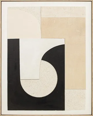 Produktbild von ArtUniverse Leinwandbild Natural Geometric Shapes I 80 x 100 cm