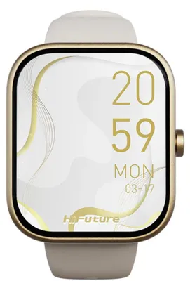Produktbild von HiFuture LUME Smartwatch Alu, Bluetooth-Anrufe, 7 Tage, Gold