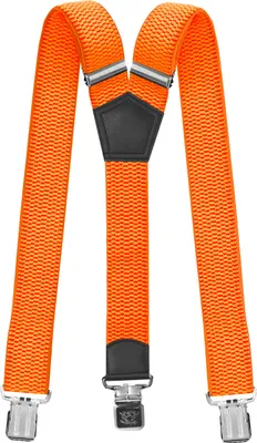 Produktbild von Fabio Farini - 1 Stück 4cm Breites Y-Design verstellbar mit extra starken Clipverschluss, Neonorange