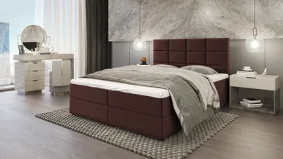 Obrázek produktu pro Kontinentální postel GIRA - 180x200, hnědá
