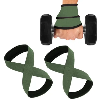 Productafbeelding van Weerstandsbanden - Polsbandage - Gewichthefriemen - Set van 8 - Antislip
