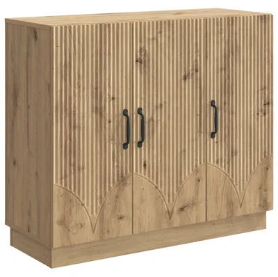Produktbild von vidaXL Sideboard Artisan-Eiche 89 x 34,5 x 77 cm Holzwerkstoff