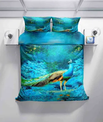 Obrázek produktu pro Vrchní textilní ložní prádlo 3D peacock
