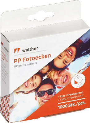 Produktbild von Fotoecken transparent 10x15 mm 1000 Stück