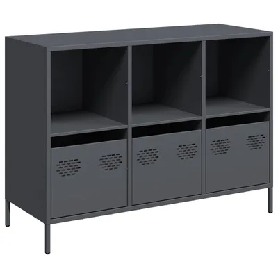 Produktbild von Sideboard Anthrazit 101,5x39x73,5 cm Kaltgewalzter Stahl