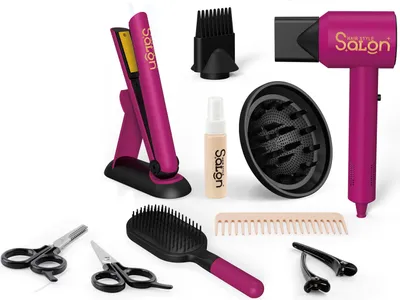 Obrázek produktu pro WIKY Kosmetický set s fénem a žehličkou