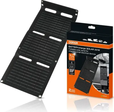 Image de Chargeur Solaire Batterie BATTERYcharge SOLAR 20W Osram OFSP20