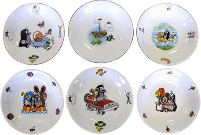 Obrázek produktu pro Thun Talíř hluboký "Krtek", prům. 19,7 cm