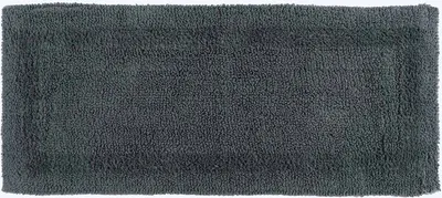Produktbild von HOMESCAPES Badläufer grau 40x100 cm aus 100% Baumwolle