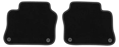 Produktbild von Velours-Fußmatten Hinten für Porsche Panamera 2009-2016 (Fastback) – 2-tlg, Schwarz, passgenau – Wielganizator LUX
