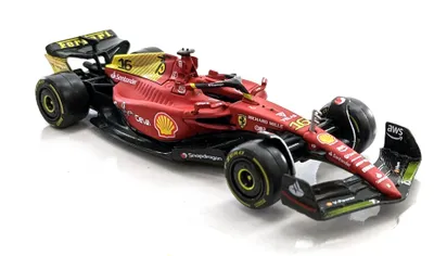 Produktbild von Bburago 18-36832 - Modellauto - Ferrari F1-75 Leclerc #16 Monza-Ausführung (Maßstab 1:43)