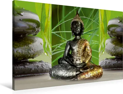 Produktbild von Calvendo  Textil-Leinwand 90 cm x 60 cm quer Ein Motiv aus dem Kalender Buddha und Yin Yang, Burlager Claudia; 7277175