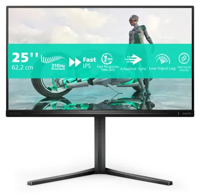 Produktbild von Philips Evnia 3000 25M2N3200U - LED-Monitor - 62.2 cm (25") (24.5" sichtbar) - 1920 x 1080 Full HD (1080p) @ 300 Hz - Fast IPS - 400 cd/m² - 1000:1 - DisplayHDR 400 - 0.3 ms - holzkohlefarben