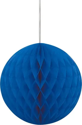 Produktbild von Ozeanblauer Wabenball 20cm
