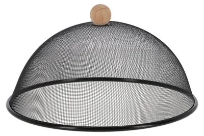 Image de Cloche Alimentaire en fonte - Noir - D 30 x H 16,3 cm