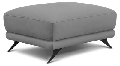 Produktbild von Stilvoller Hocker ZARIN - grau 2