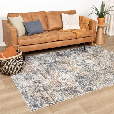 Produktbild von Volero - Waschbarer Teppich - Nova Abstract Bunt - 200x290 cm - Wohnzimmer, Esszimmer, Schlafzimmer - Klassik, Industrielle, Ländlich, Modern, Orientalisch
