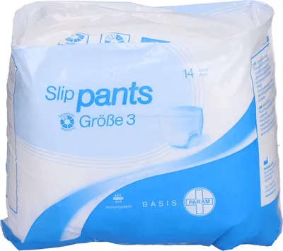 Zdjęcie produktu dla PARAM SLIP PANTS rozmiar podstawowy III, majtki 14 szt