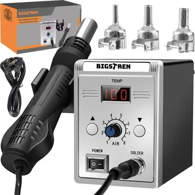 Zdjęcie produktu dla BIGSTREN 21708 Stacja lutownicza na gorące powietrze 700 W