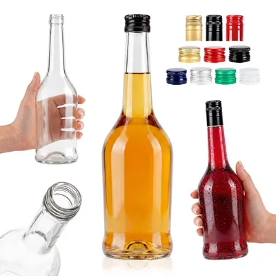 Zdjęcie produktu dla Butelka szklana na alkohol NAPOLEON 500 ml na whisky, nalewki