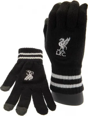Produktbild von Liverpool FC - Kinder Wappen - Touchscreen-Handschuhe, Jerseyware TA10193 (Einheitsgröße) (Schwarz)
