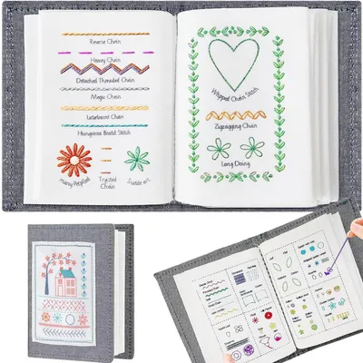 Borduurboek für Anfänger – Stickmuster & Nähbuch