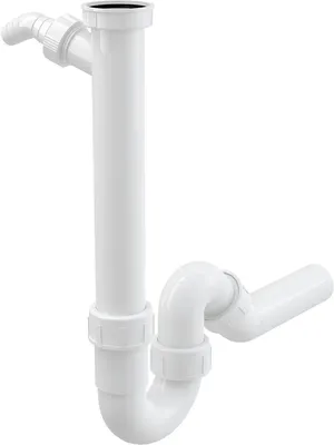 Produktbild von Alcadrain Röhrengeruchverschluss mit einer Überwurfmutter G 6/4" × DN 40 und einem Geräteanschluss Ø 18,5 mm