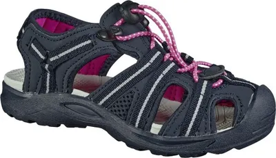 Produktbild von CMP Kids Aquarii 2.0 sportliche Mädchen Textil Trekking Sandalen in anthrazit, griffige Gummi Laufsohle, Schnellschnürsystem
