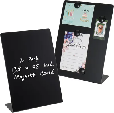 Productafbeelding van Omgoods - Set van 2 Magnetische Metalen Borden voor Notities en Foto's
