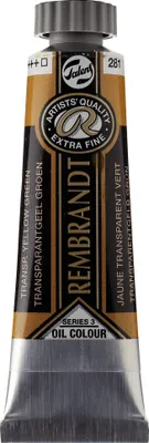Produktbild von Rembrandt Ölfarbe Tube 15 ml Transparentgelb Grün 281