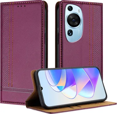 Immagine prodotto di Custodia per Huawei P60 Art in pelle con funzione di supporto Viola