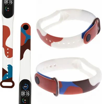 Immagine prodotto di Cinturino Moro Per Xiaomi Mi Band 6 / Mi Band 5 Silicone Cinturino Orologio Bracciale Modello 8