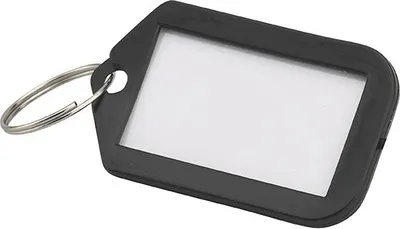 Image de Lot de 5 portes-étiquettes, noir, 49.5x29mm - THIRARD