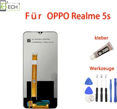 Produktbild von Für Oppo Realme 5s RMX1925 LCD Display Touch Screen Bildschirm Schwarz