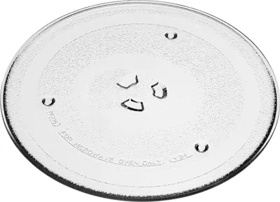 Produktbild von vhbw Mikrowellen-Teller kompatibel mit Samsung GE72V-WW GE72V-WW/XEG Mikrowelle - Drehteller mit Y-Aufnahme, 25,5 cm, Glas, Transparent