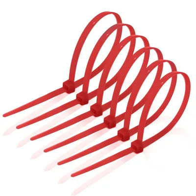 Produktbild von packivo Kabelbinder Industriequalität Farbauswahl - 300mm x 4,6mm, Rot