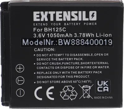 Produktbild von EXTENSILO Akku Ersatz für Pentax D-Li106 für Tragbare Mini-Kamera (1050 mAh, 3,6 V, Li-Ion)